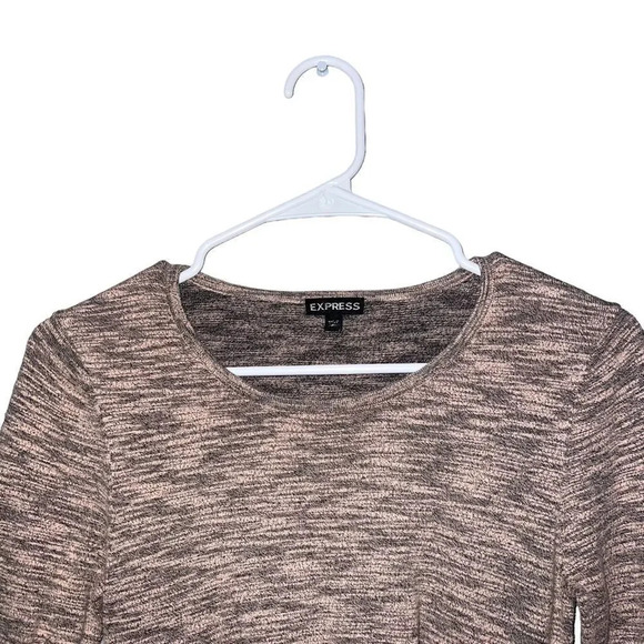 Express Fitted Long Sleeve Bodycon Midi Dress Size Small - Picture 2 of 4